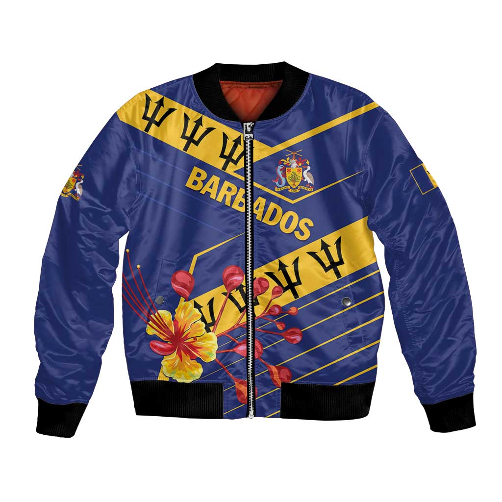 Personalized Barbados Bomber Jacket Pride and Industry - Wonder Print Shop