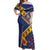 Personalized Barbados Off Shoulder Maxi Dress Pride and Industry - Wonder Print Shop