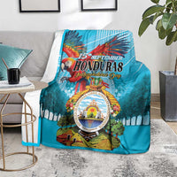 Honduras Independence Day 1821 Blanket Libre Soberana e Independiente - Wonder Print Shop