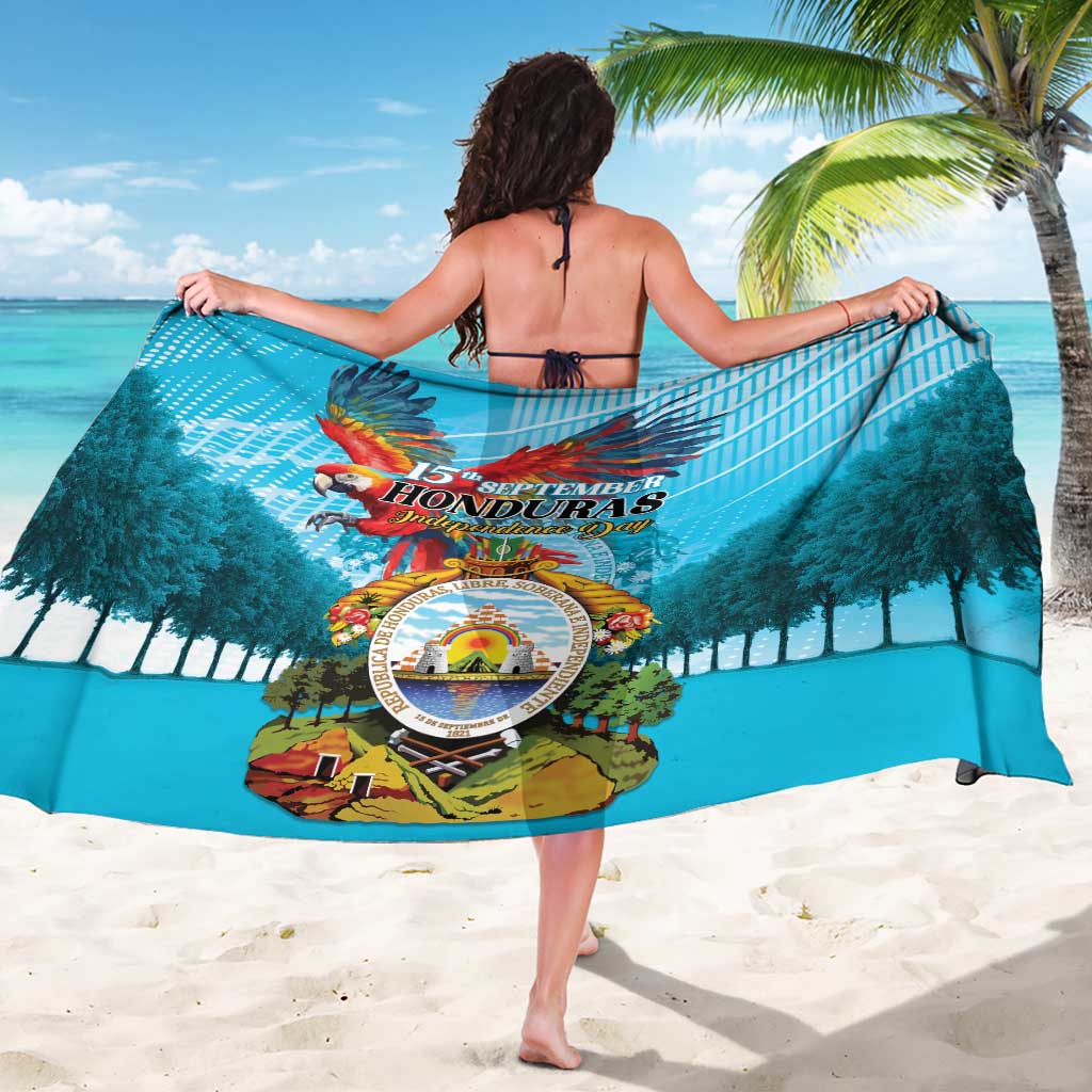 Honduras Independence Day 1821 Sarong Libre Soberana e Independiente - Wonder Print Shop