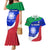 Italy Rugby Couples Matching Mermaid Dress and Hawaiian Shirt Forza Azzurri 2023 World Cup - Wonder Print Shop