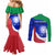 italy-rugby-couples-matching-mermaid-dress-and-long-sleeve-button-shirts-forza-azzurri-2023-world-cup