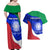 Italy Rugby Couples Matching Off Shoulder Maxi Dress and Hawaiian Shirt Forza Azzurri 2023 World Cup - Wonder Print Shop