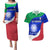 Italy Rugby Couples Matching Puletasi Dress and Hawaiian Shirt Forza Azzurri 2023 World Cup - Wonder Print Shop