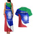 Italy Rugby Couples Matching Tank Maxi Dress and Hawaiian Shirt Forza Azzurri 2023 World Cup - Wonder Print Shop