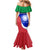 Italy Rugby Family Matching Mermaid Dress and Hawaiian Shirt Forza Azzurri 2023 World Cup - Wonder Print Shop