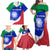 Italy Rugby Family Matching Off Shoulder Maxi Dress and Hawaiian Shirt Forza Azzurri 2023 World Cup - Wonder Print Shop