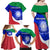 Italy Rugby Family Matching Off Shoulder Maxi Dress and Hawaiian Shirt Forza Azzurri 2023 World Cup - Wonder Print Shop