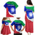 Italy Rugby Family Matching Puletasi Dress and Hawaiian Shirt Forza Azzurri 2023 World Cup - Wonder Print Shop