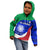 Italy Rugby Kid Hoodie Forza Azzurri 2023 World Cup - Wonder Print Shop