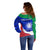 Italy Rugby Off Shoulder Sweater Forza Azzurri 2023 World Cup - Wonder Print Shop