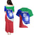 Custom Italy Rugby Couples Matching Puletasi Dress and Hawaiian Shirt Forza Azzurri 2023 World Cup - Wonder Print Shop