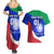 Custom Italy Rugby Couples Matching Summer Maxi Dress and Hawaiian Shirt Forza Azzurri 2023 World Cup - Wonder Print Shop