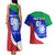 Custom Italy Rugby Couples Matching Tank Maxi Dress and Hawaiian Shirt Forza Azzurri 2023 World Cup - Wonder Print Shop