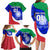 Custom Italy Rugby Family Matching Long Sleeve Bodycon Dress and Hawaiian Shirt Forza Azzurri 2023 World Cup - Wonder Print Shop