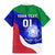 Custom Italy Rugby Family Matching Mermaid Dress and Hawaiian Shirt Forza Azzurri 2023 World Cup - Wonder Print Shop