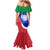 Custom Italy Rugby Family Matching Mermaid Dress and Hawaiian Shirt Forza Azzurri 2023 World Cup - Wonder Print Shop