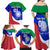 Custom Italy Rugby Family Matching Off Shoulder Maxi Dress and Hawaiian Shirt Forza Azzurri 2023 World Cup - Wonder Print Shop