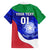 Custom Italy Rugby Family Matching Puletasi Dress and Hawaiian Shirt Forza Azzurri 2023 World Cup - Wonder Print Shop