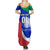 Custom Italy Rugby Family Matching Summer Maxi Dress and Hawaiian Shirt Forza Azzurri 2023 World Cup - Wonder Print Shop