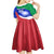 Custom Italy Rugby Kid Short Sleeve Dress Forza Azzurri 2023 World Cup - Wonder Print Shop