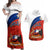 Chile Rugby Couples Matching Off Shoulder Maxi Dress and Hawaiian Shirt The Condors Go 2023 World Cup - Wonder Print Shop