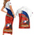 Chile Rugby Couples Matching Short Sleeve Bodycon Dress and Hawaiian Shirt The Condors Go 2023 World Cup - Wonder Print Shop