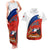 Chile Rugby Couples Matching Tank Maxi Dress and Hawaiian Shirt The Condors Go 2023 World Cup - Wonder Print Shop