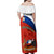 Chile Rugby Family Matching Off Shoulder Maxi Dress and Hawaiian Shirt The Condors Go 2023 World Cup - Wonder Print Shop