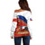 Chile Rugby Off Shoulder Sweater The Condors Go 2023 World Cup - Wonder Print Shop