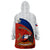 Chile Rugby Wearable Blanket Hoodie The Condors Go 2023 World Cup - Wonder Print Shop