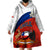 Chile Rugby Wearable Blanket Hoodie The Condors Go 2023 World Cup - Wonder Print Shop