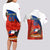 Custom Chile Rugby Couples Matching Long Sleeve Bodycon Dress and Hawaiian Shirt The Condors Go 2023 World Cup - Wonder Print Shop