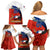 Custom Chile Rugby Family Matching Off Shoulder Short Dress and Hawaiian Shirt The Condors Go 2023 World Cup - Wonder Print Shop