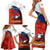 Custom Chile Rugby Family Matching Short Sleeve Bodycon Dress and Hawaiian Shirt The Condors Go 2023 World Cup - Wonder Print Shop