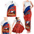 Custom Chile Rugby Family Matching Tank Maxi Dress and Hawaiian Shirt The Condors Go 2023 World Cup - Wonder Print Shop