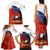 Custom Chile Rugby Family Matching Tank Maxi Dress and Hawaiian Shirt The Condors Go 2023 World Cup - Wonder Print Shop