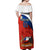 Custom Chile Rugby Off Shoulder Maxi Dress The Condors Go 2023 World Cup - Wonder Print Shop