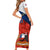 Custom Chile Rugby Short Sleeve Bodycon Dress The Condors Go 2023 World Cup - Wonder Print Shop