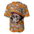 Personalised Day Of The Dead Baseball Jersey Sugar Skull Dia de los Muertos - Wonder Print Shop