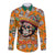 Personalised Day Of The Dead Long Sleeve Button Shirt Sugar Skull Dia de los Muertos - Wonder Print Shop