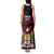 Fiji Rugby Tank Maxi Dress Flying Fijians Red Palm Tree Version - Wonder Print Shop