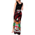 Fiji Rugby Tank Maxi Dress Flying Fijians Red Palm Tree Version - Wonder Print Shop