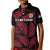 Custom Fiji Rugby Kid Polo Shirt Flying Fijians Red Palm Tree Version - Wonder Print Shop