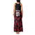 Custom Fiji Rugby Tank Maxi Dress Flying Fijians Red Palm Tree Version - Wonder Print Shop