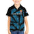 Custom Fiji Rugby Kid Hawaiian Shirt Flying Fijians Blue Palm Tree Version - Wonder Print Shop