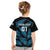 Custom Fiji Rugby Kid T Shirt Flying Fijians Blue Palm Tree Version - Wonder Print Shop