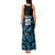 Custom Fiji Rugby Tank Maxi Dress Flying Fijians Blue Palm Tree Version - Wonder Print Shop