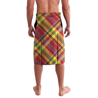 Saint Lucia Creole Day Lavalava Madras Pattern Zipper Stylized - Wonder Print Shop