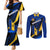 personalised-barbados-independence-day-couples-matching-mermaid-dress-and-long-sleeve-button-shirt-barbadian-coat-of-arms-special-version